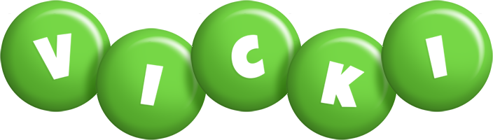 Vicki candy-green logo