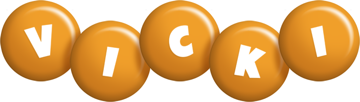 Vicki candy-orange logo
