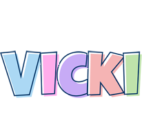 Vicki pastel logo