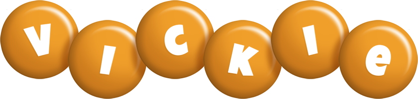 Vickie candy-orange logo