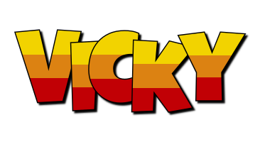 vicky name animation