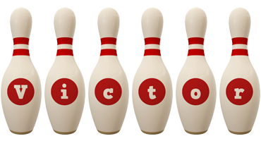 Victor bowling-pin logo