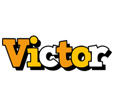 Victor cartoon logo