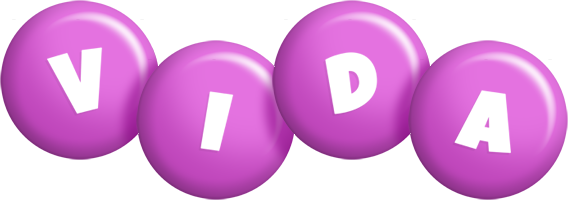 Vida candy-purple logo