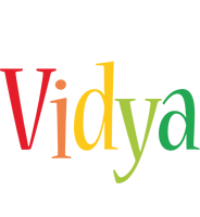 Vidya birthday logo