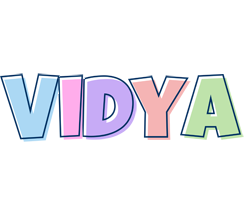 Vidya pastel logo