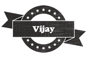 Vijay grunge logo