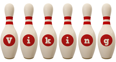 Viking bowling-pin logo