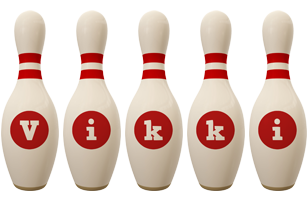 Vikki bowling-pin logo