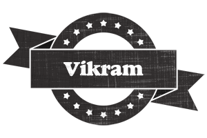 Vikram grunge logo