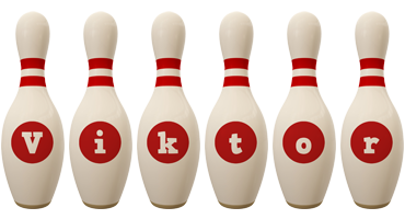 Viktor bowling-pin logo