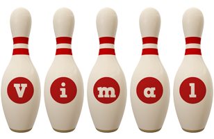 Vimal bowling-pin logo