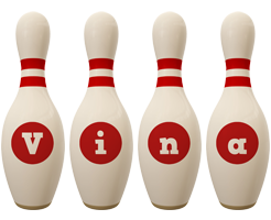 Vina bowling-pin logo