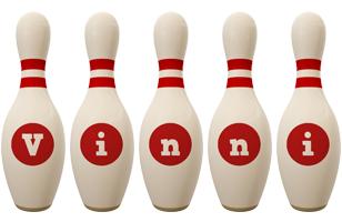 Vinni bowling-pin logo