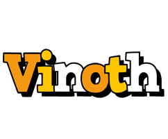 Vinoth cartoon logo