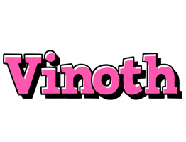 Vinoth girlish logo