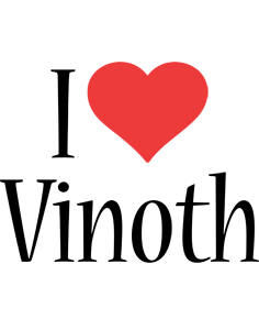 Vinoth i-love logo