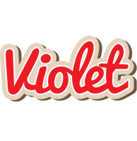 Violet chocolate logo
