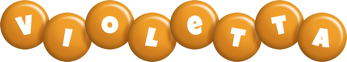 Violetta candy-orange logo