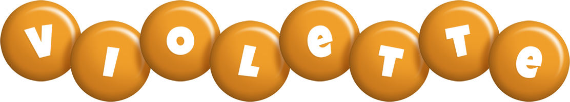 Violette candy-orange logo