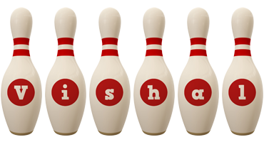 Vishal bowling-pin logo