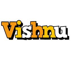 Vishnu cartoon logo