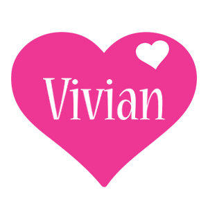 Vivian love-heart logo