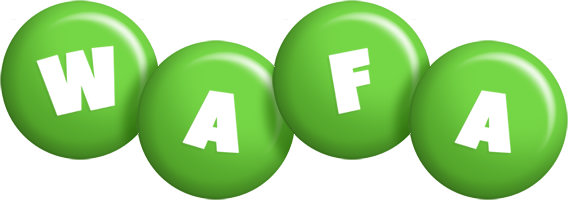 Wafa candy-green logo