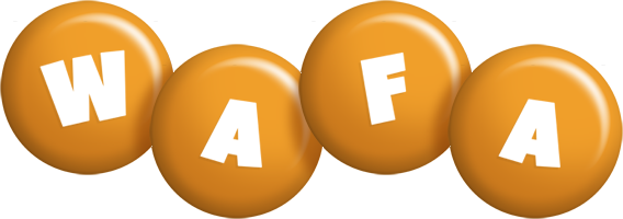 Wafa candy-orange logo