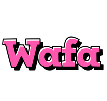 Wafa girlish logo