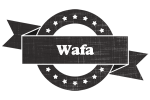 Wafa grunge logo