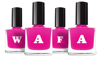 Wafa nails logo