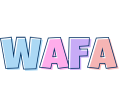 Wafa pastel logo