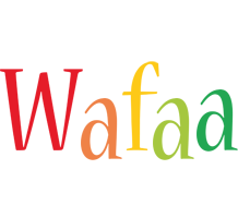 Wafaa birthday logo