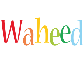 Waheed birthday logo