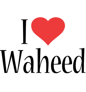 Waheed i-love logo