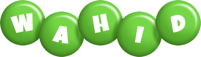 Wahid candy-green logo