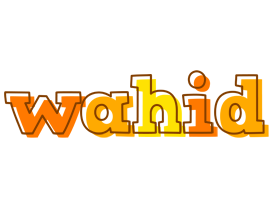 Wahid desert logo