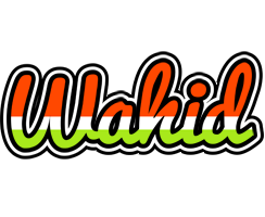 Wahid exotic logo