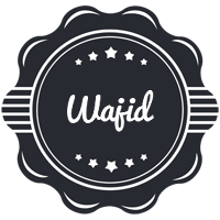 Wajid badge logo