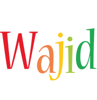 Wajid birthday logo