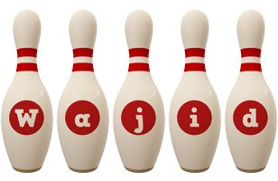 Wajid bowling-pin logo