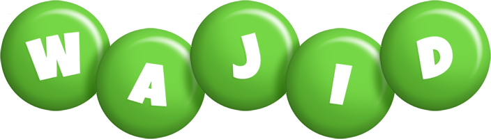 Wajid candy-green logo