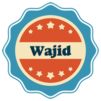 Wajid labels logo