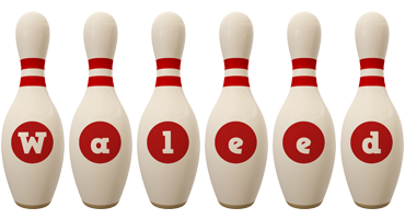 Waleed bowling-pin logo