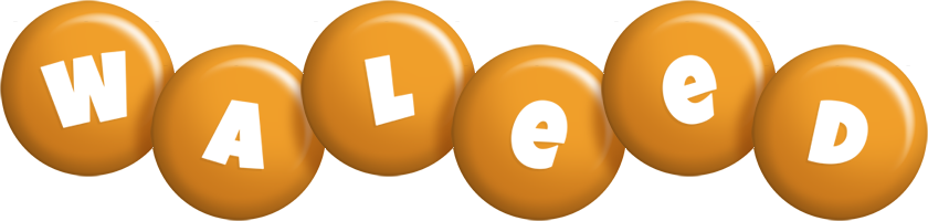Waleed candy-orange logo