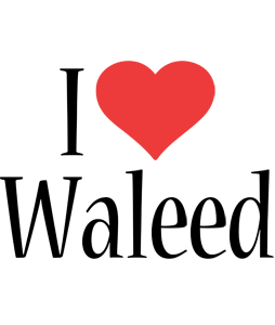 Waleed i-love logo