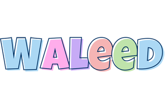 Waleed pastel logo