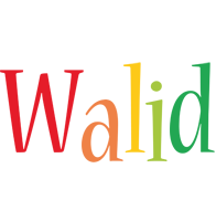 Walid birthday logo