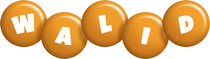Walid candy-orange logo
